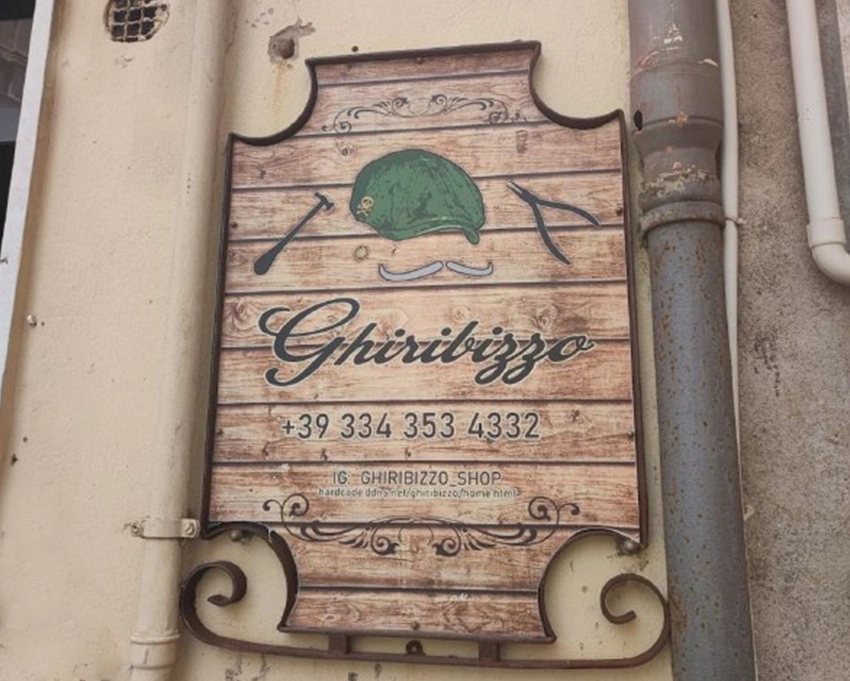 Insegna laboratorio artigianale